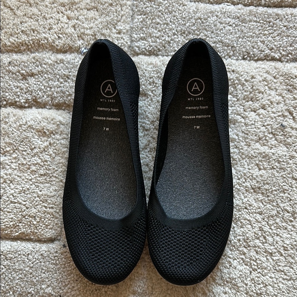 A New Day Women's Black Flats
